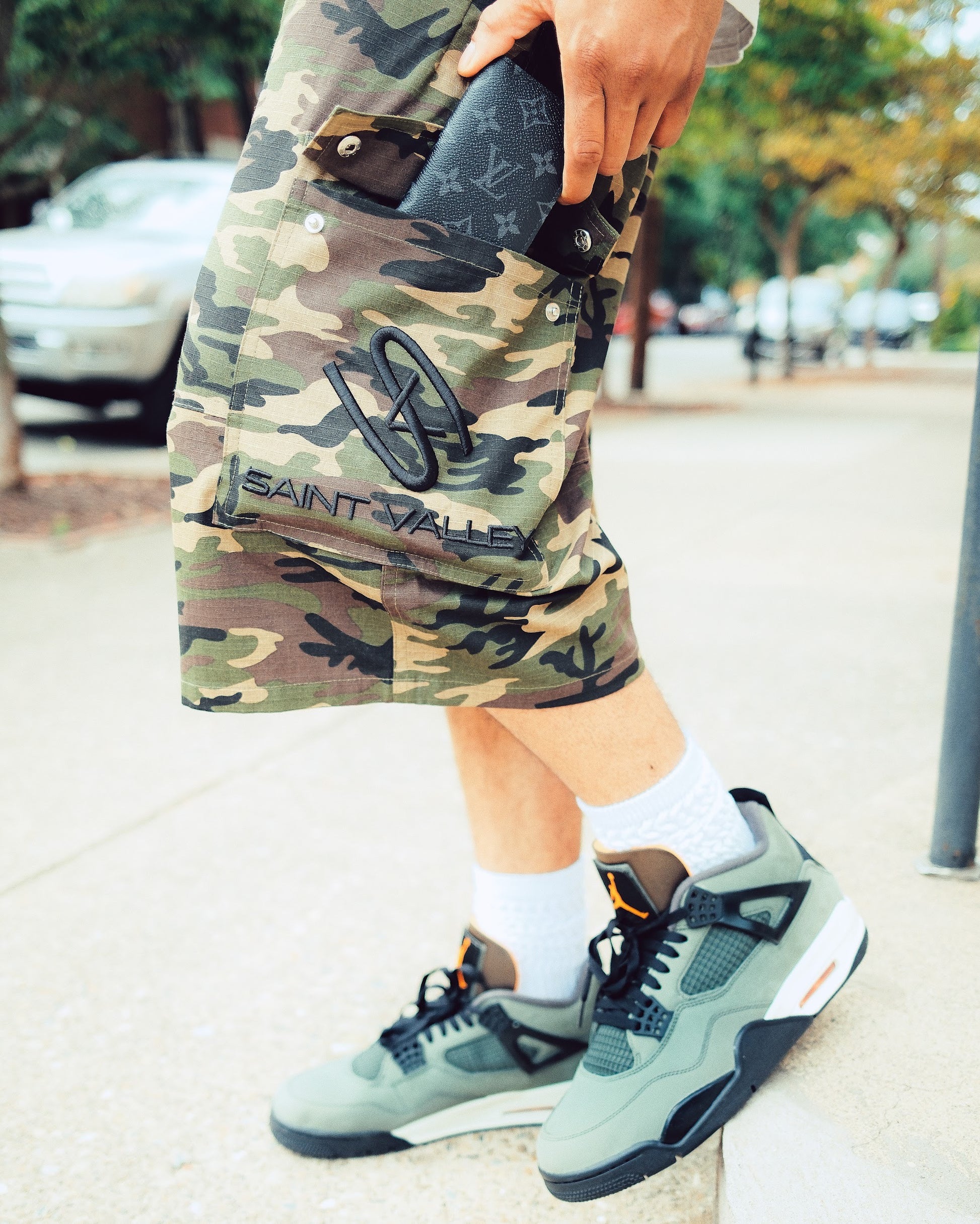 Valley Camo Baggy Short
